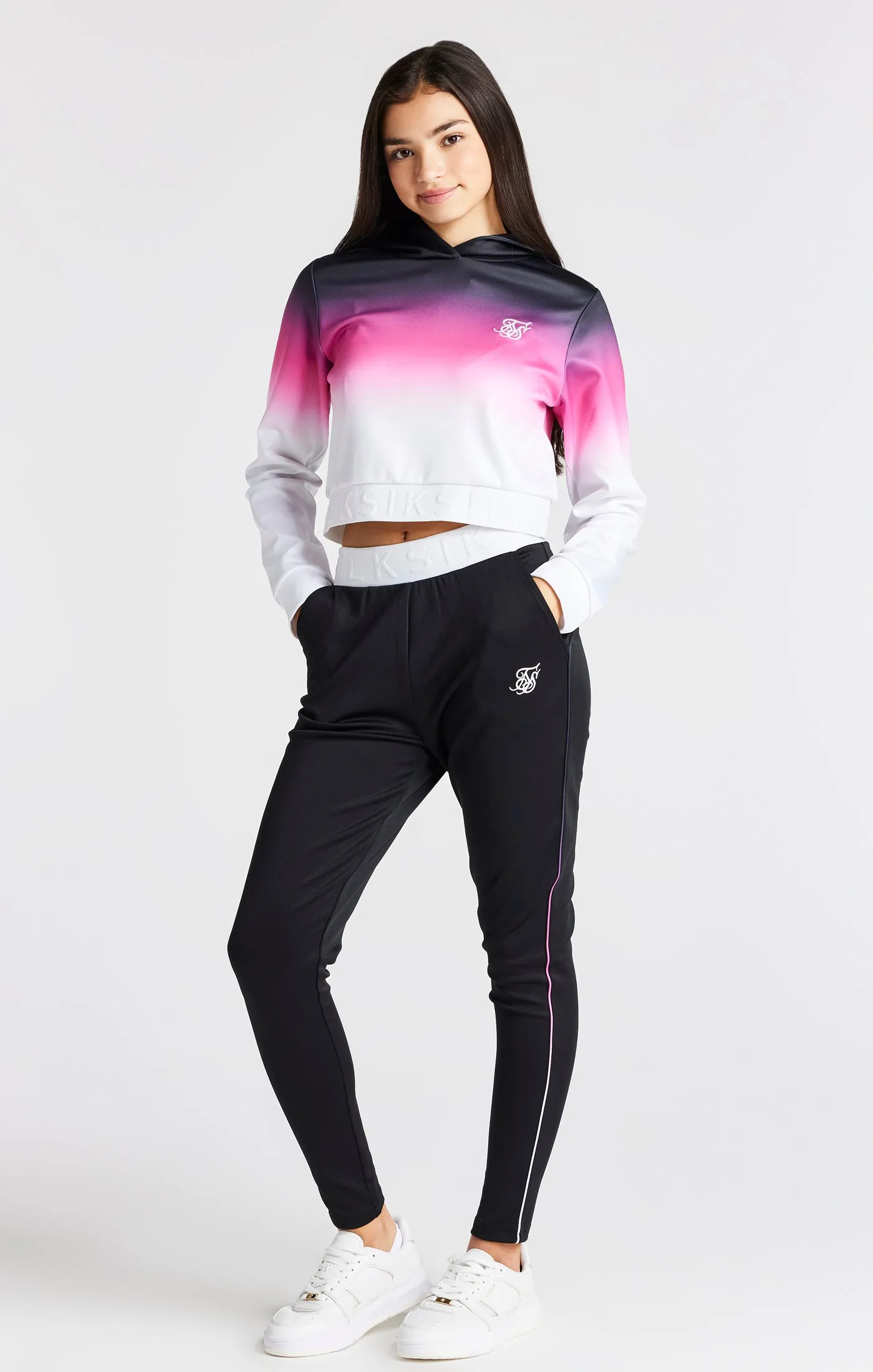 Girls Black Fade Hoodie sold by Siksilk product image thumbnail 3
