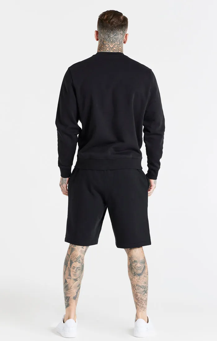 Black Essential Embroidered Short sold by Siksilk product image thumbnail 5