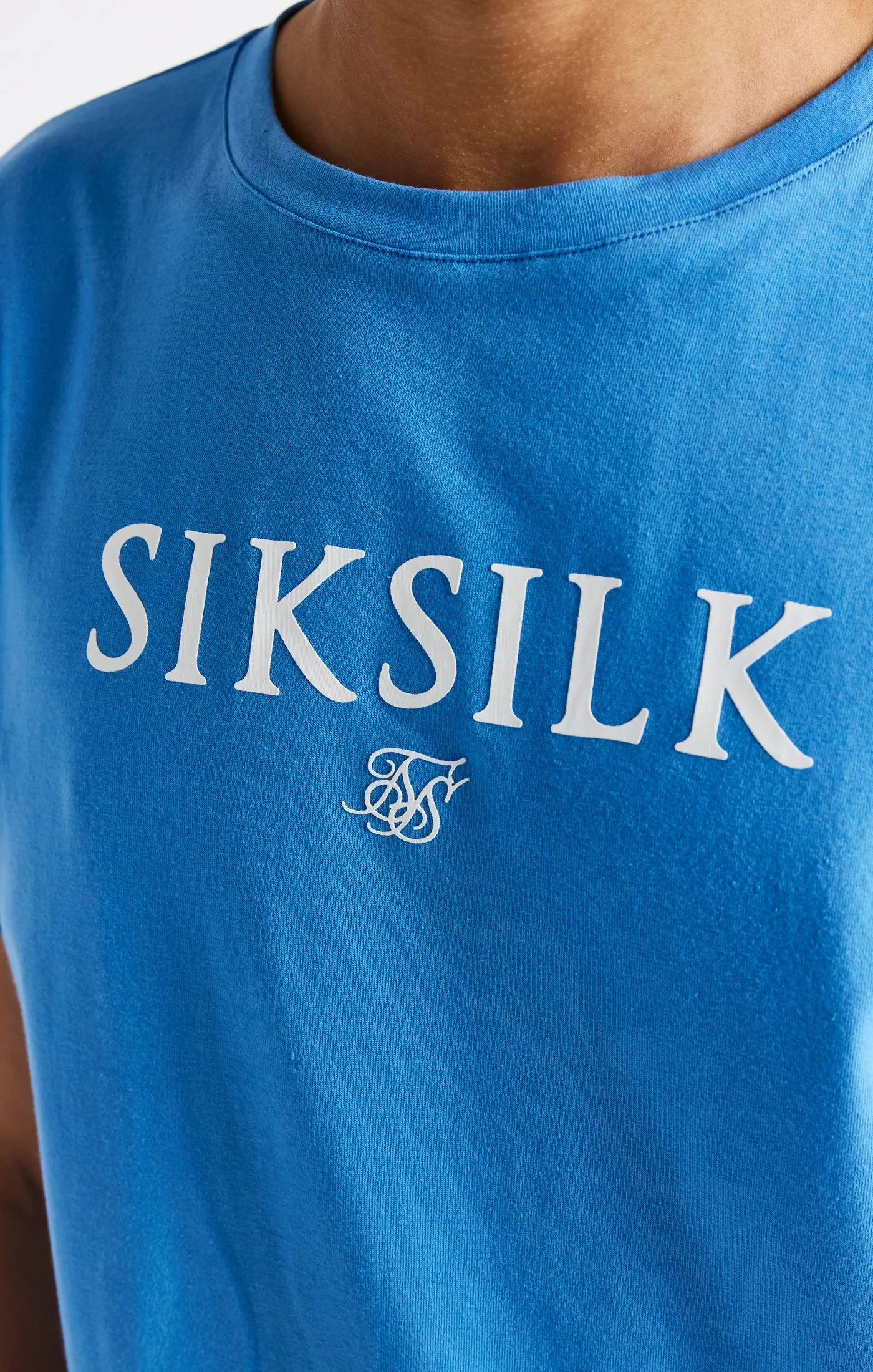 Boys Blue Branded Tee sold by Siksilk product image thumbnail 2