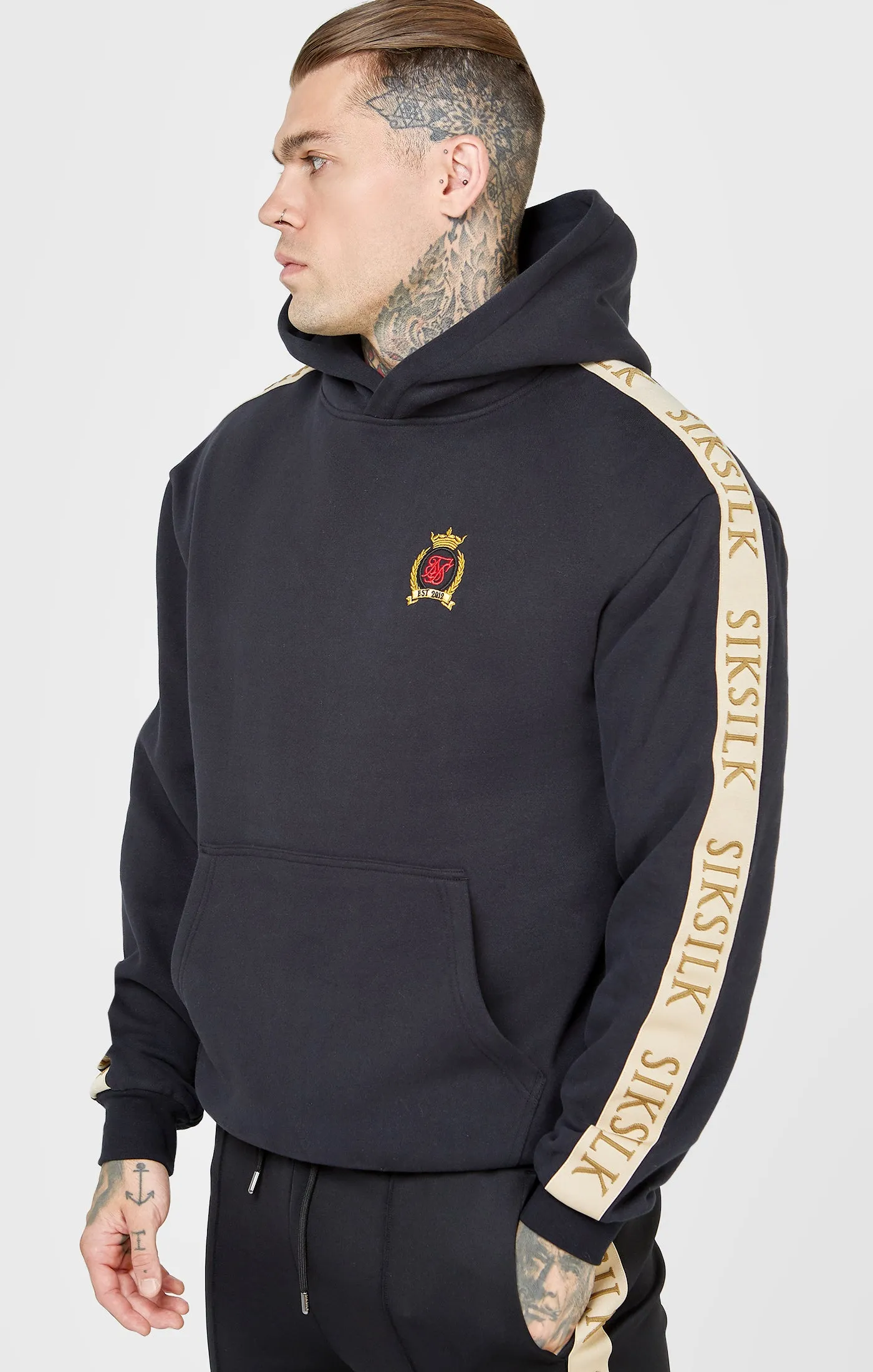 Black Oversized Hoodie sold by Siksilk