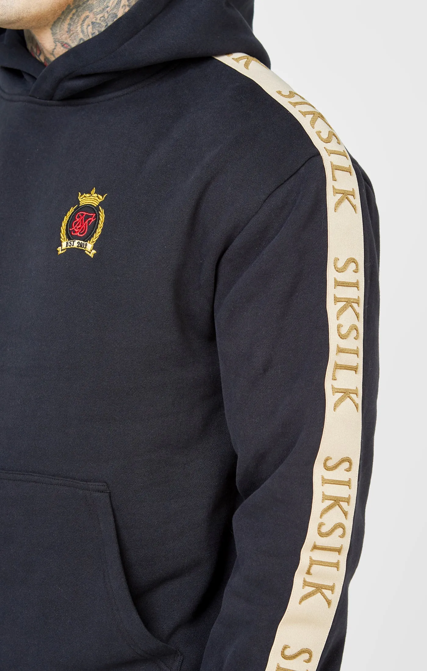 Black Oversized Hoodie sold by Siksilk product image thumbnail 2