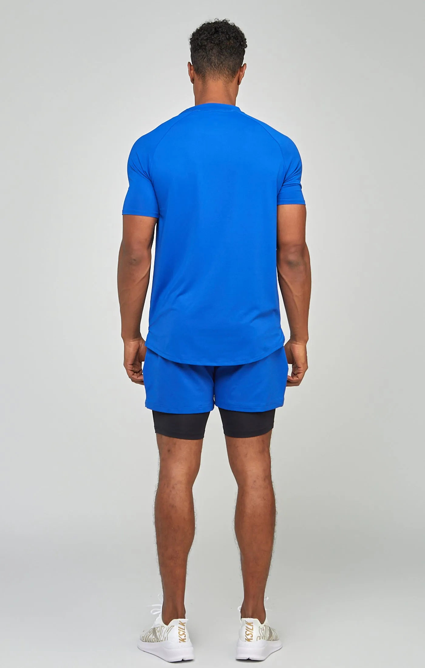 Blue Sports Dual Layer Short sold by Siksilk product image thumbnail 5