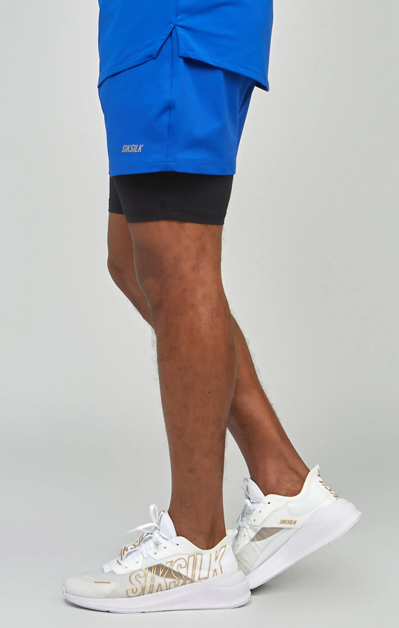 Blue Sports Dual Layer Short sold by Siksilk product image thumbnail 2