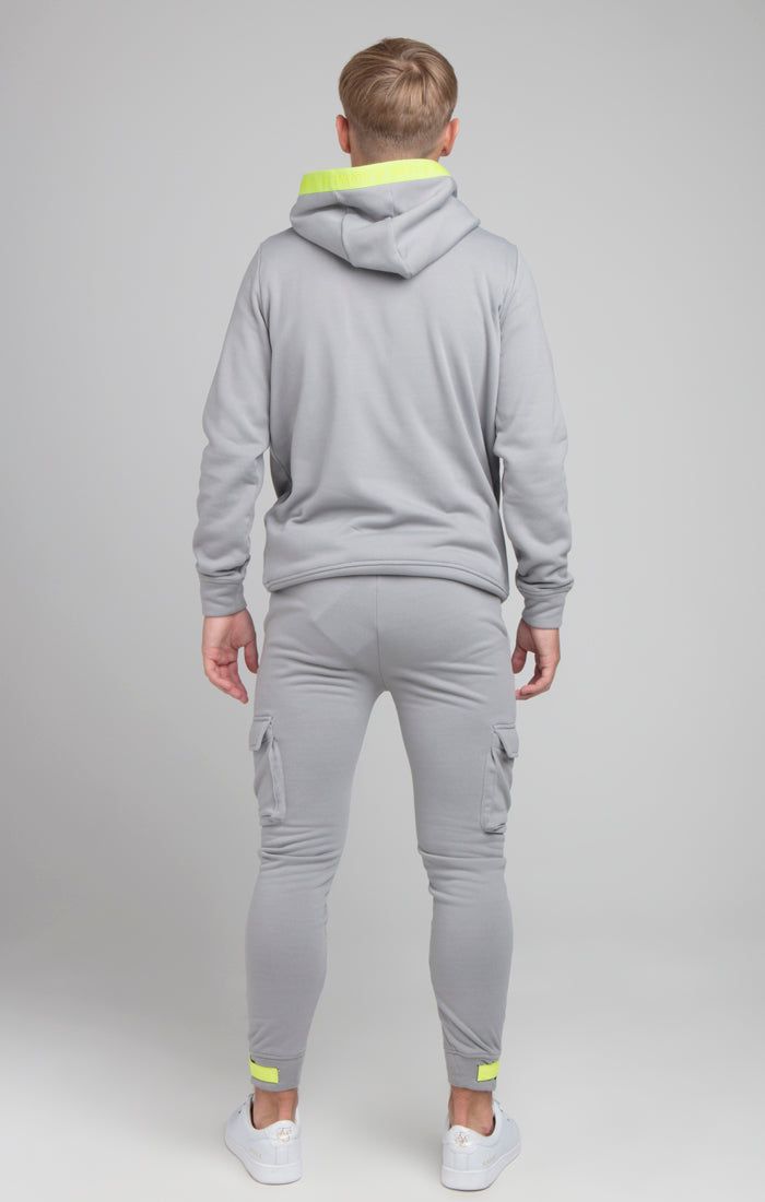 Boys Illusive Grey Taped Overhead Hoodie sold by Siksilk product image thumbnail 5