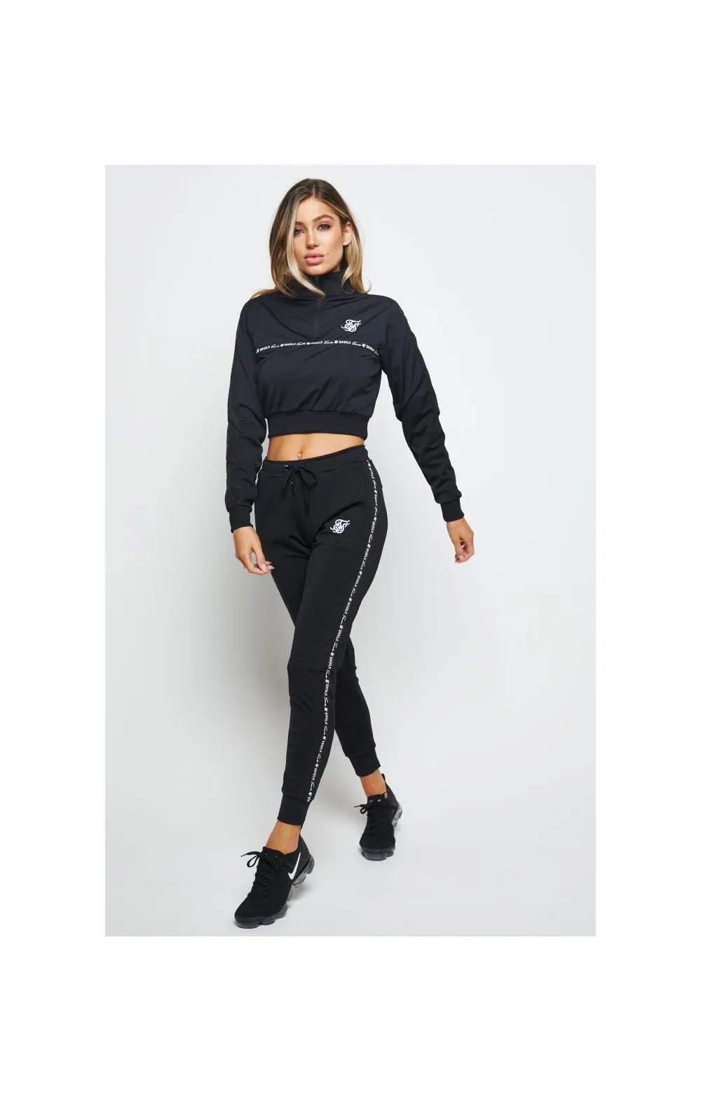 SikSilk Fusion Track Pants - Jet Black sold by Siksilk product image thumbnail 4