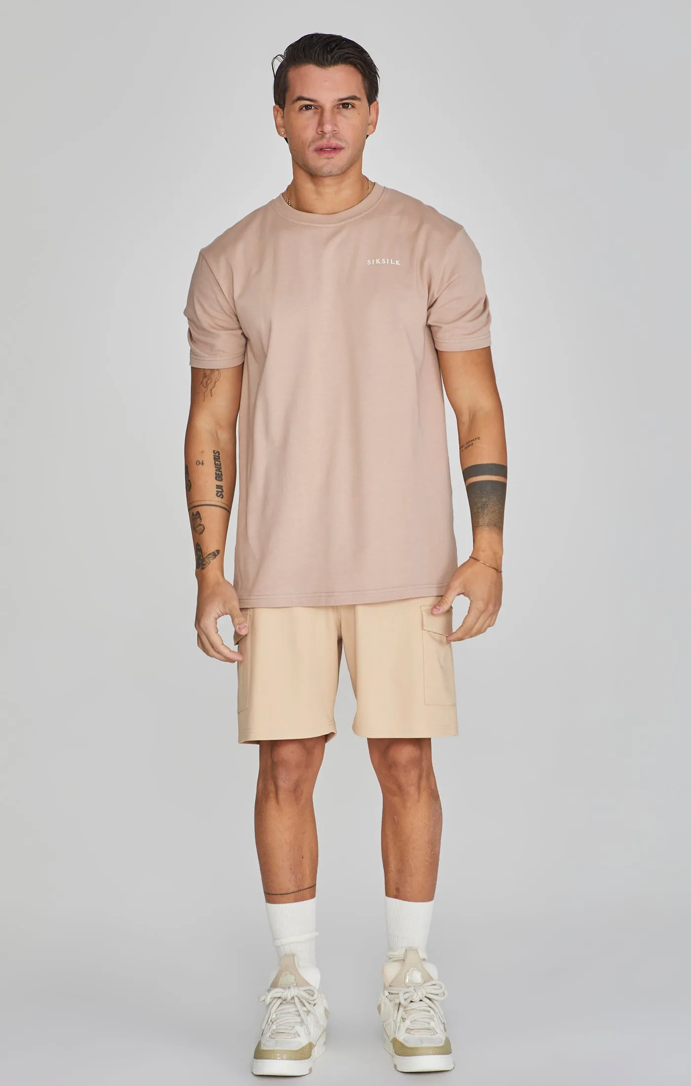 Beige Graphic T-Shirt sold by Siksilk product image thumbnail 2