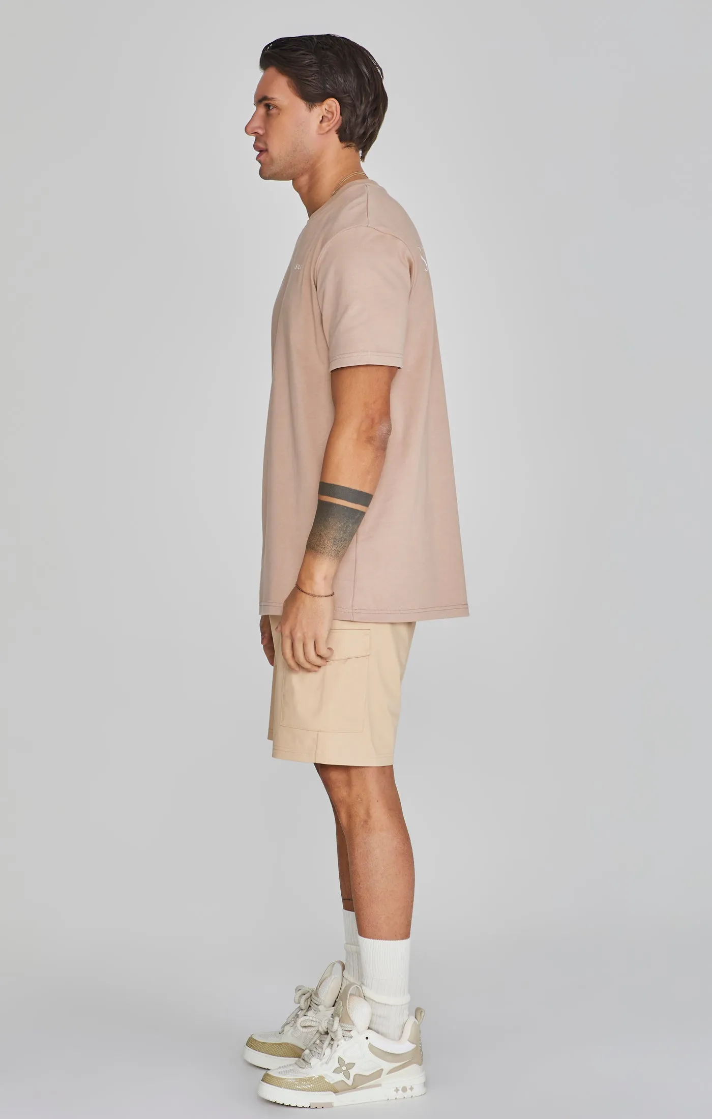 Beige Graphic T-Shirt sold by Siksilk product image thumbnail 4