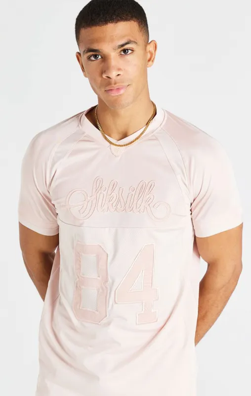 Pink Stretch Sports T-Shirt sold by Siksilk