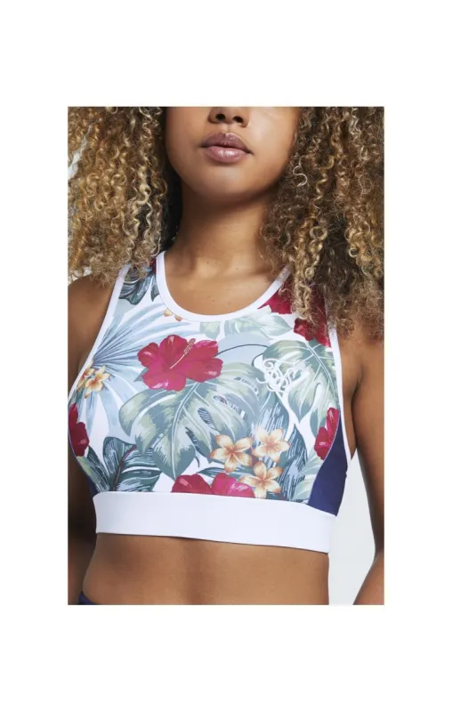 SikSilk Tropical Bralette - Eclipse & Tropical sold by Siksilk