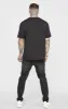 Black Oversized Back Logo T-Shirt sold by Siksilk
