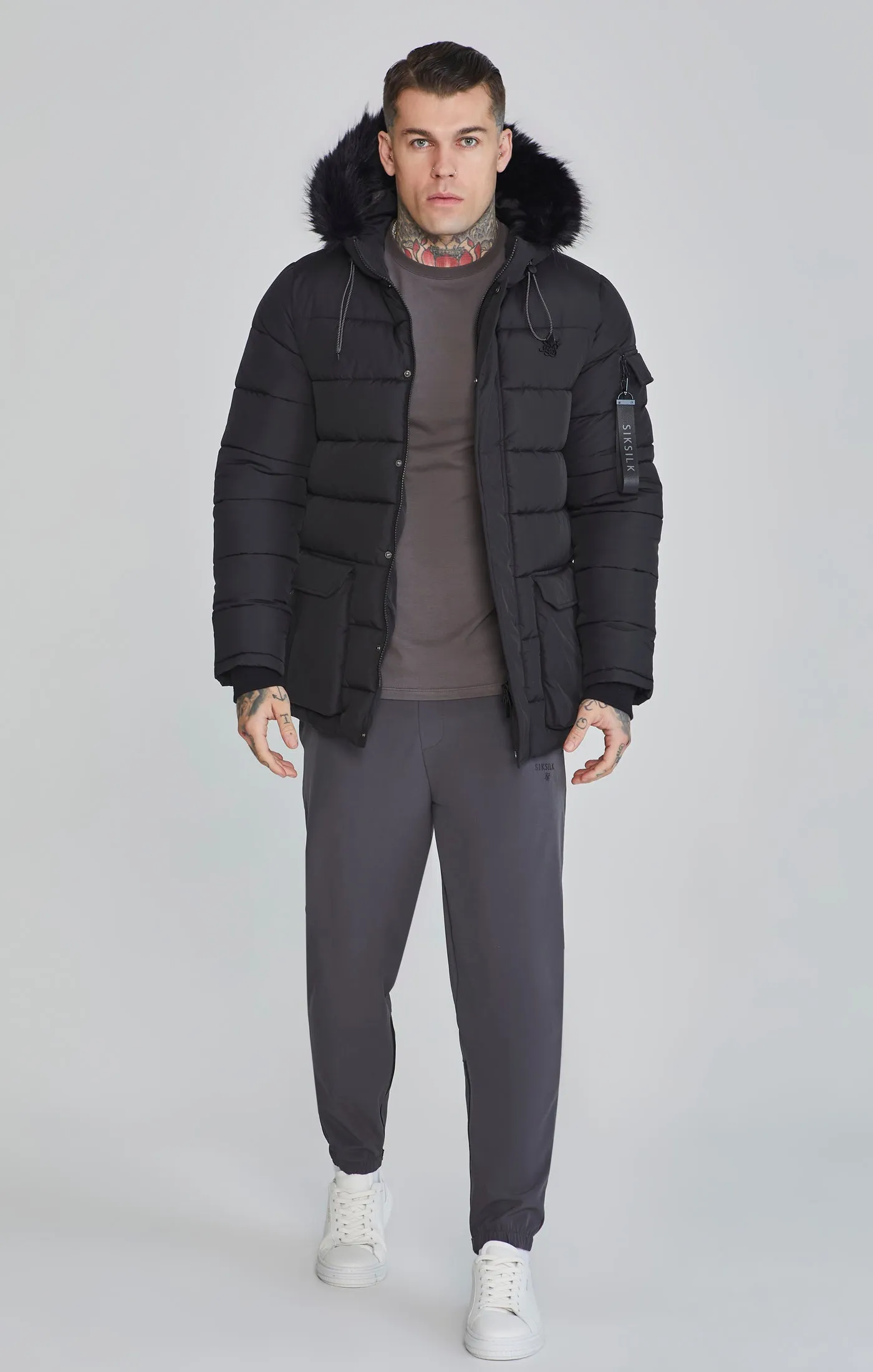 Black Parka sold by Siksilk product image thumbnail 2