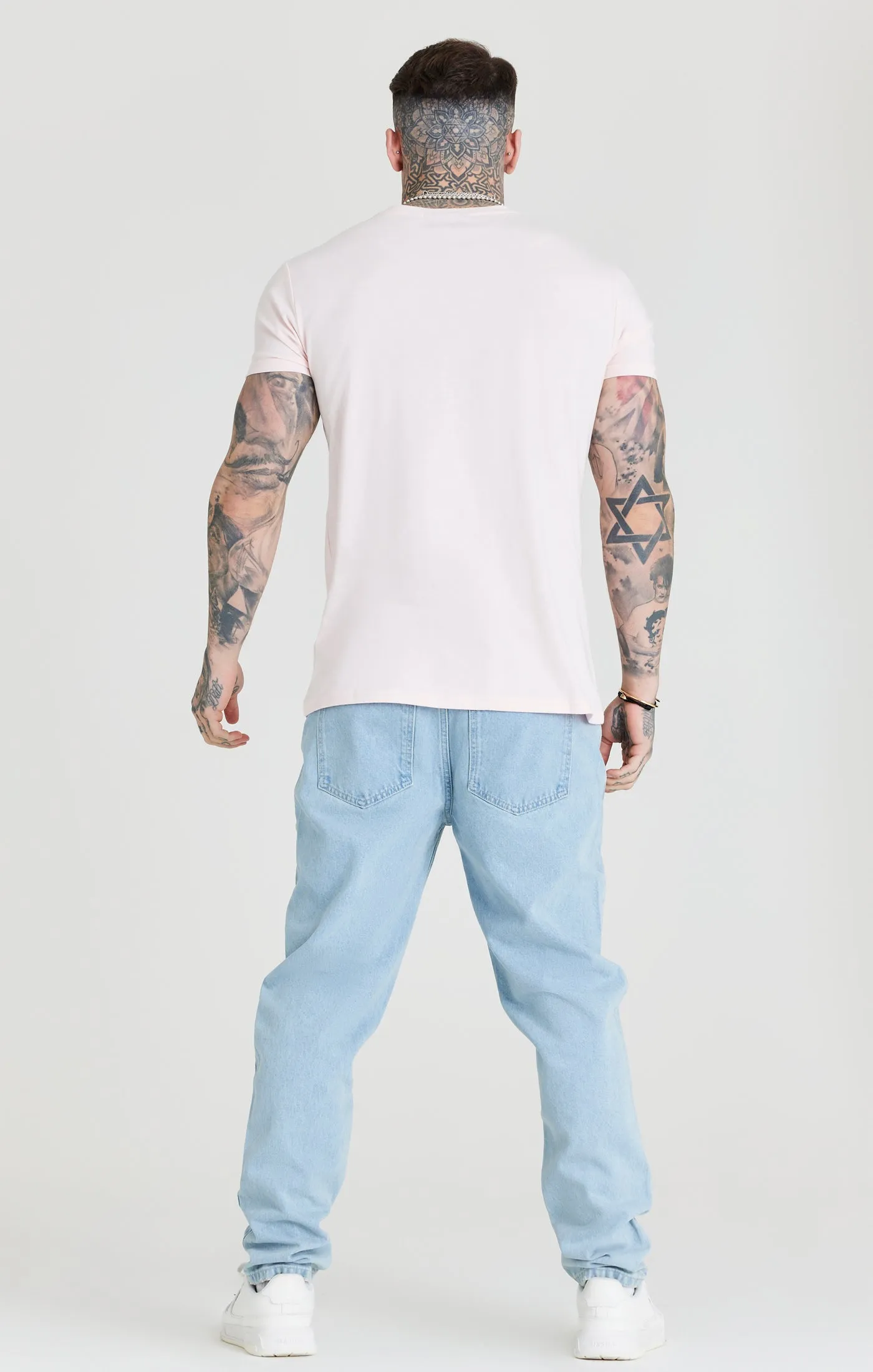 Pink Varsity Boxy Fit T-Shirt sold by Siksilk product image thumbnail 5