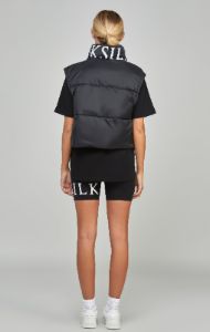 Black Cycle Short With Print Detail sold by Siksilk