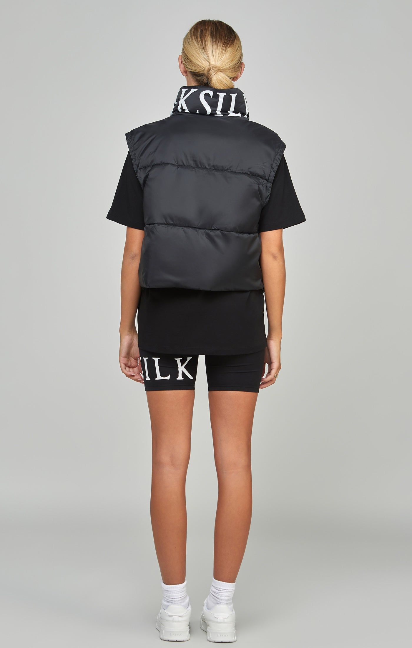 Black Cycle Short With Print Detail sold by Siksilk product image thumbnail 5