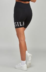 Black Cycle Short With Print Detail sold by Siksilk