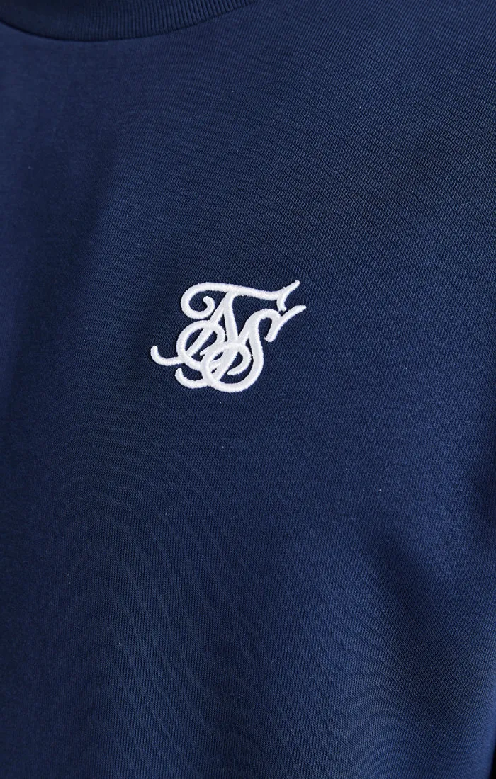 Navy Essential Crew Sweatshirt sold by Siksilk product image thumbnail 2
