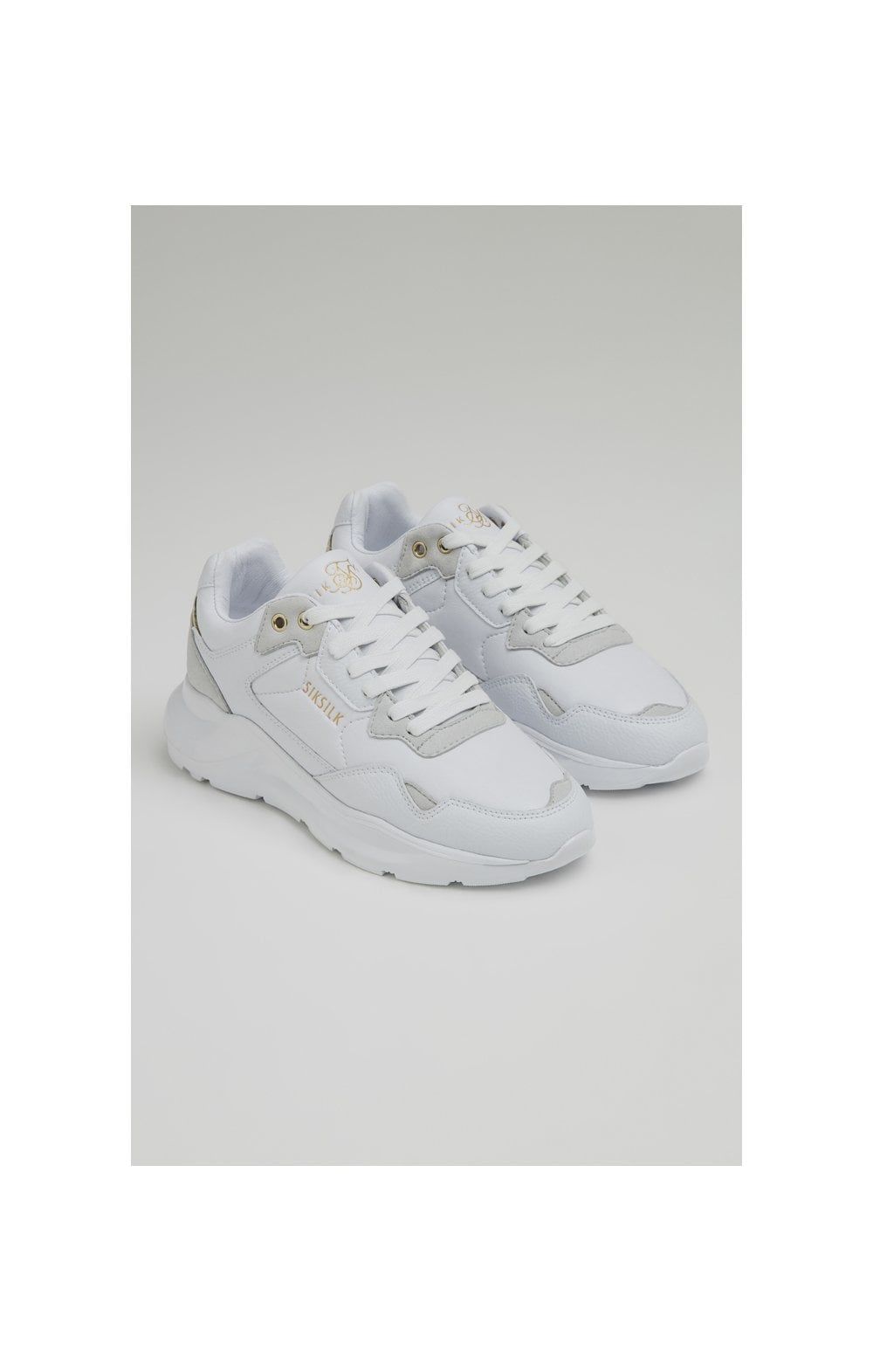 White Chunky Running Trainer sold by Siksilk product image thumbnail 4