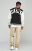 Black Varsity Jacket sold by Siksilk