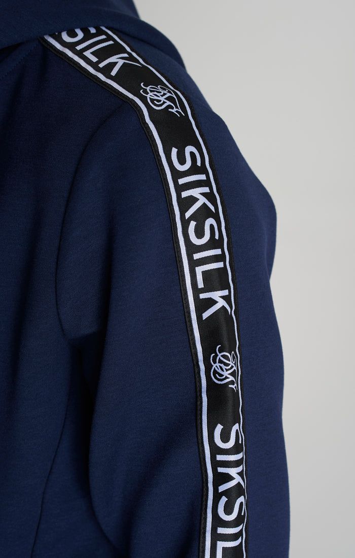 Boys Navy Poly Taped Tracksuit sold by Siksilk product image thumbnail 7