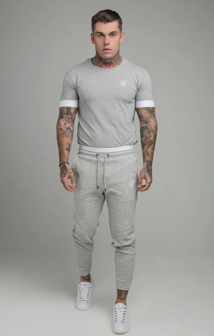 Grey Elastic Cuff T-Shirt sold by Siksilk product image thumbnail 4