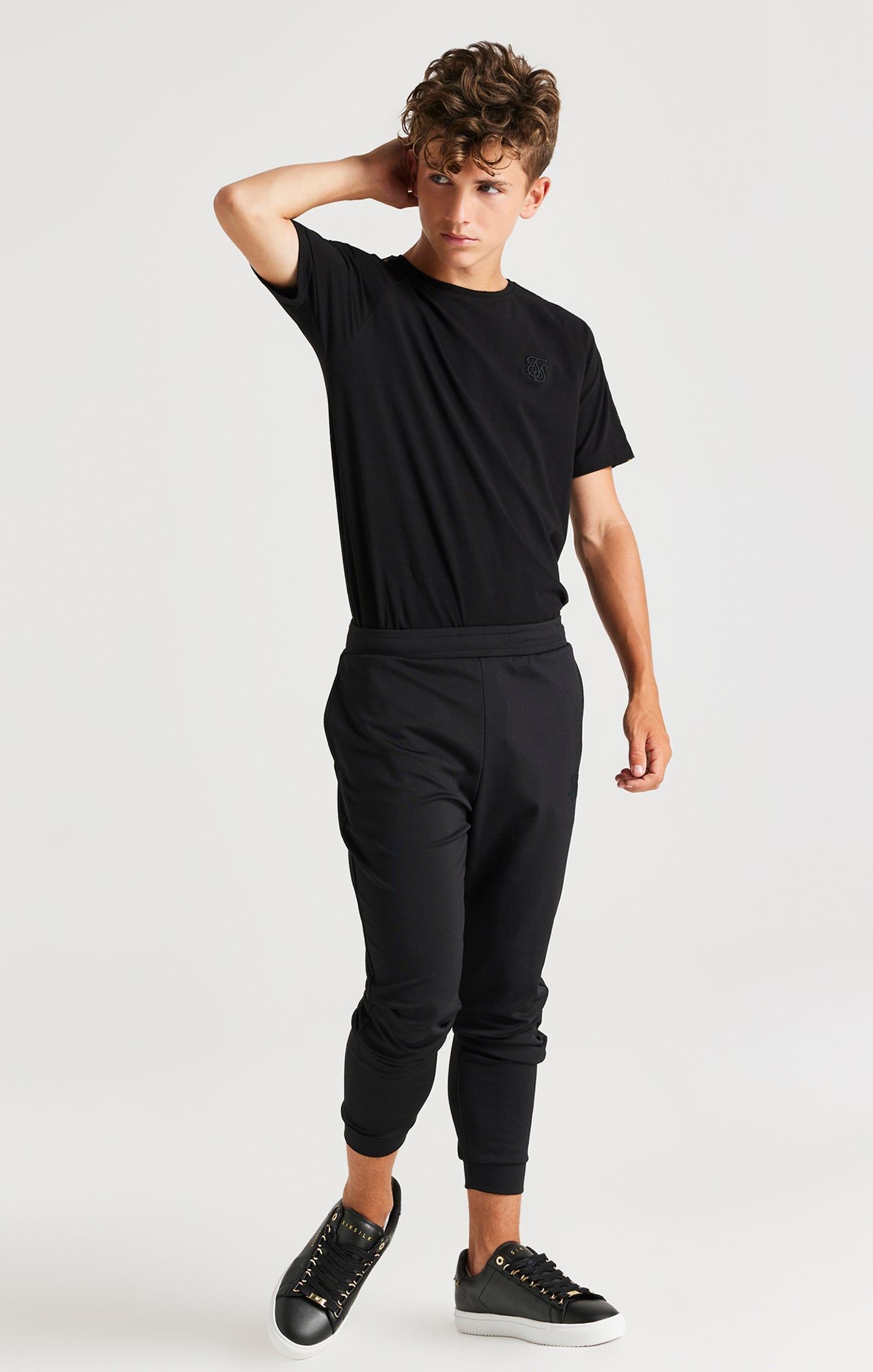 SikSilk Taped Joggers - Black sold by Siksilk product image thumbnail 6