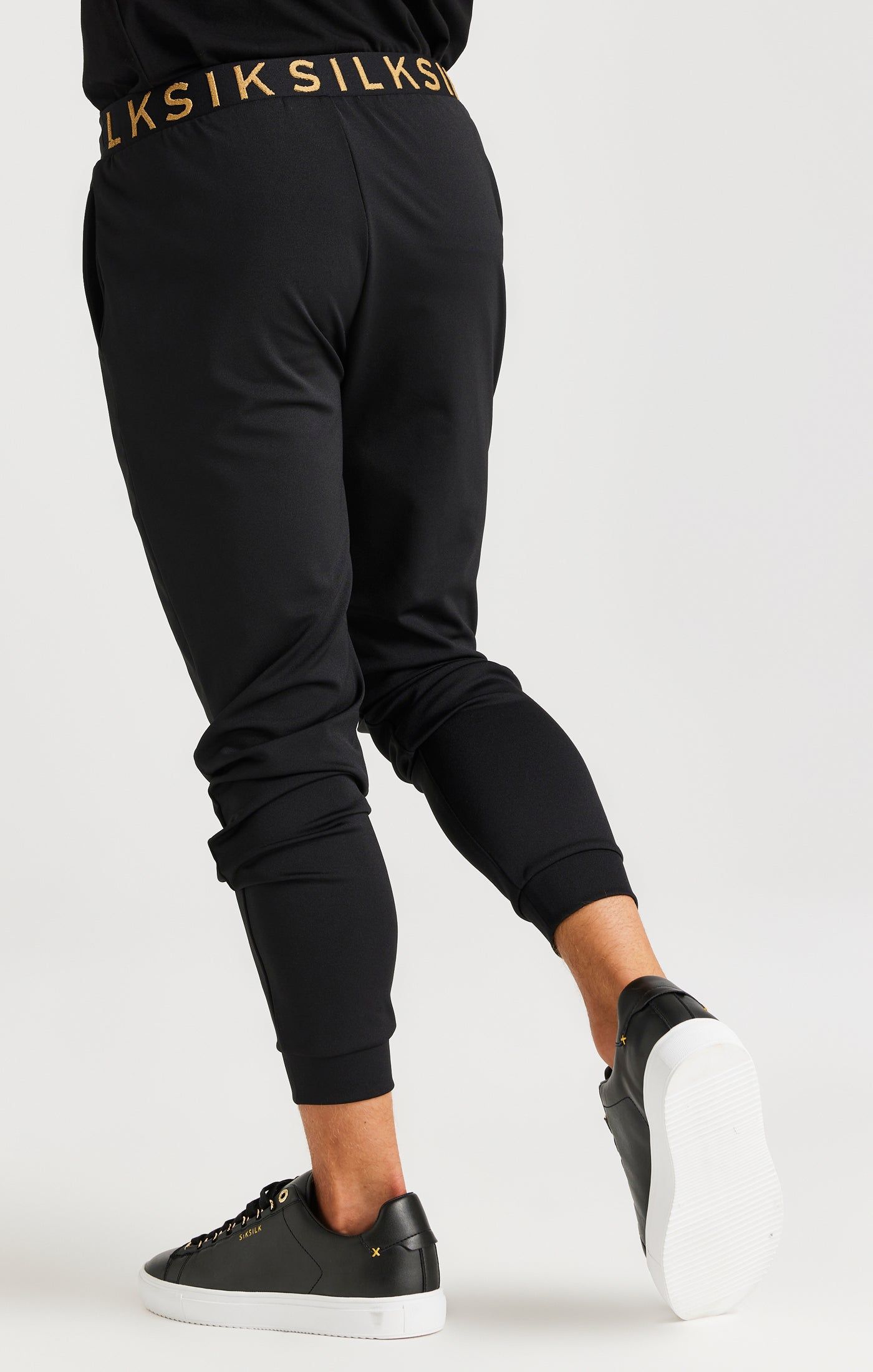 SikSilk Taped Joggers - Black sold by Siksilk product image thumbnail 4