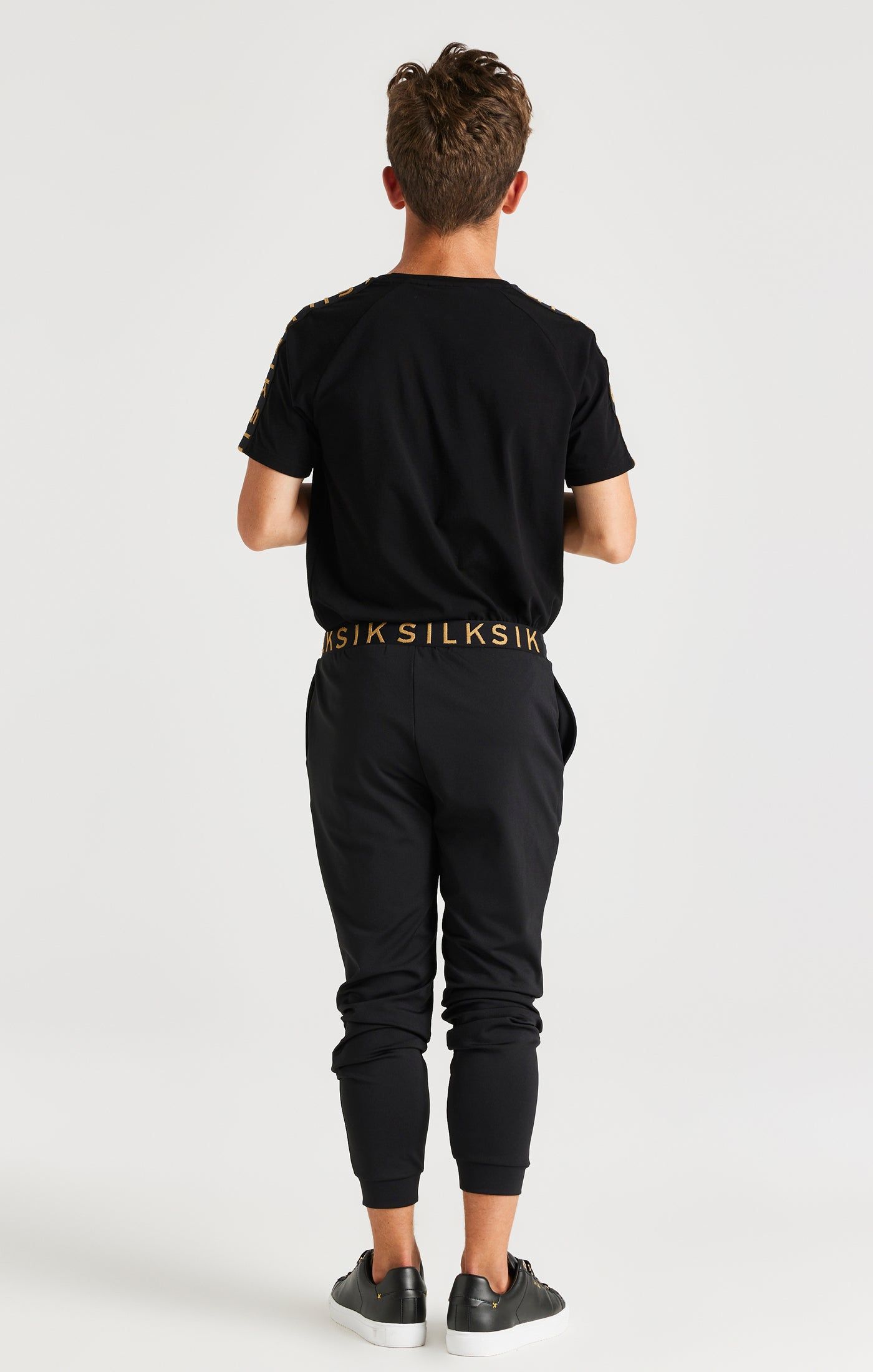 SikSilk Taped Joggers - Black sold by Siksilk product image thumbnail 5