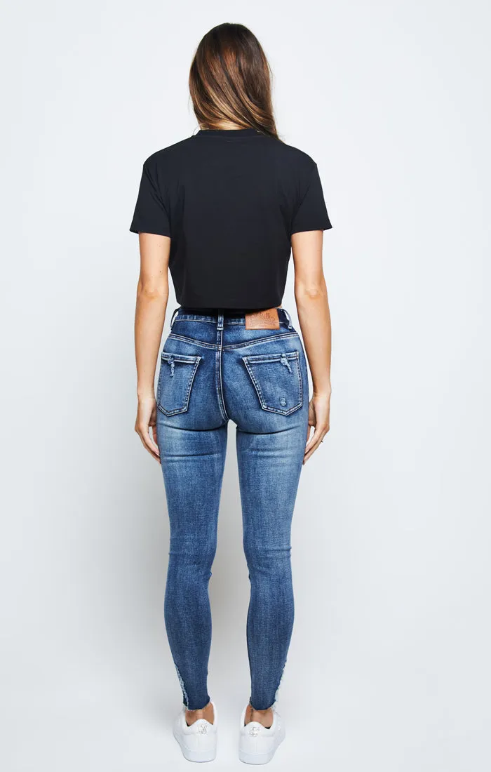 SikSilk Prestige Crop Tee - Black sold by Siksilk product image thumbnail 5