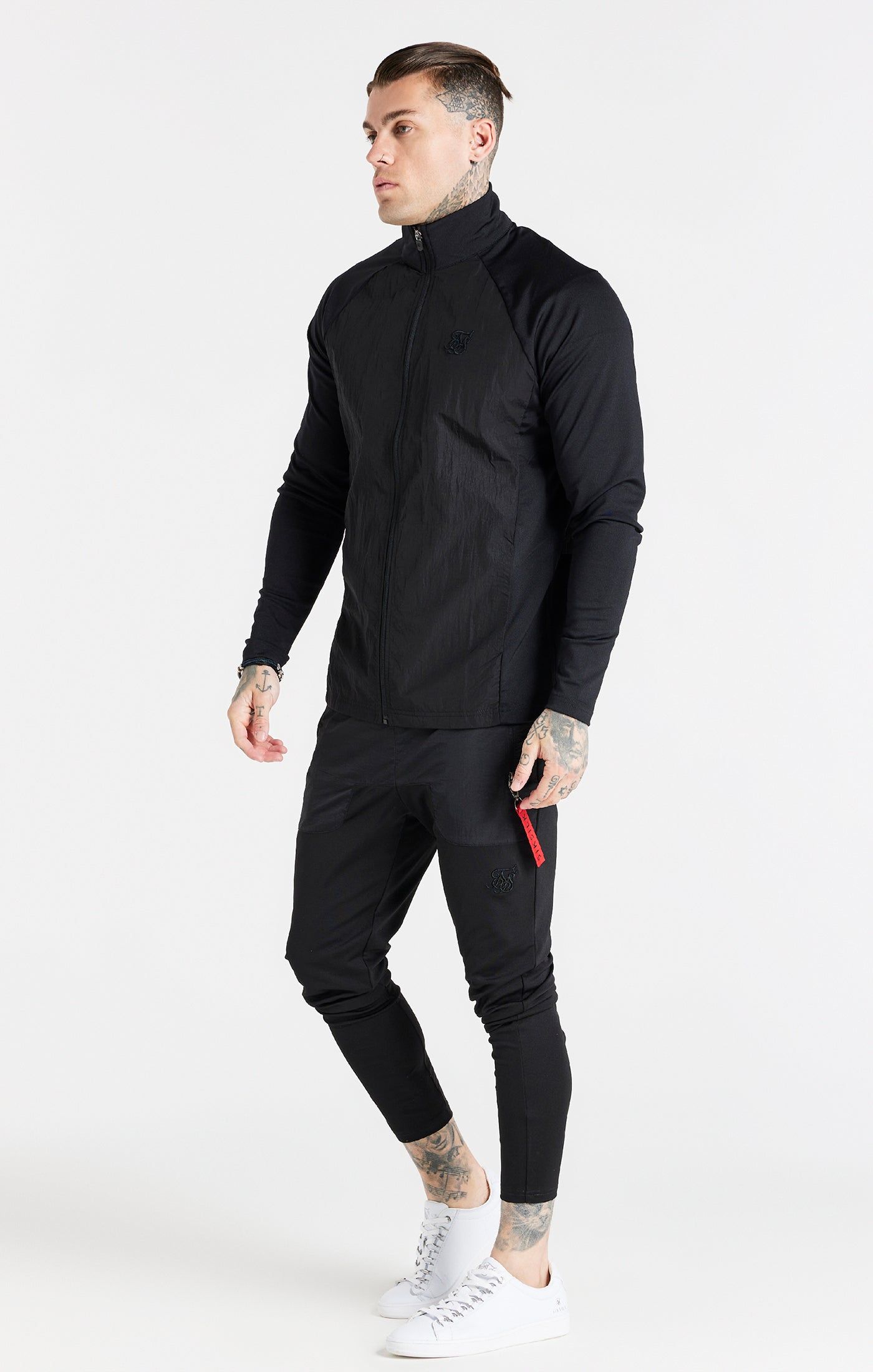 Black Adapt Funnel Zip Through sold by Siksilk product image thumbnail 4