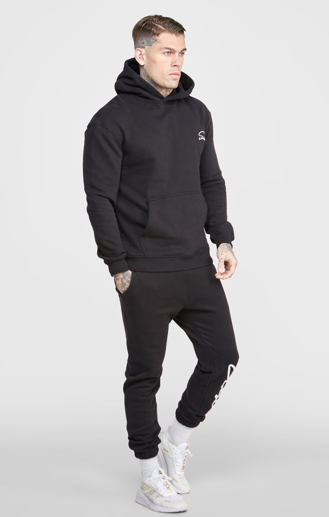 Script Embroidery Hood sold by Siksilk product image thumbnail 4