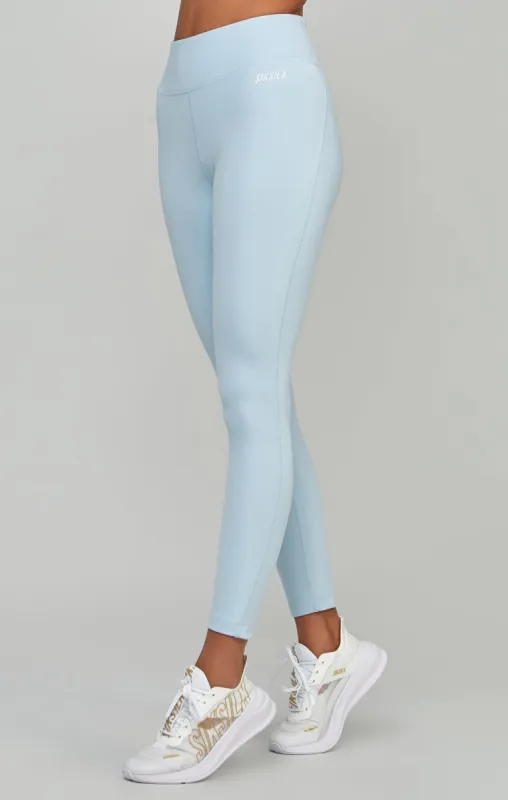 Blue Sports Essentials Leggings made by Siksilk