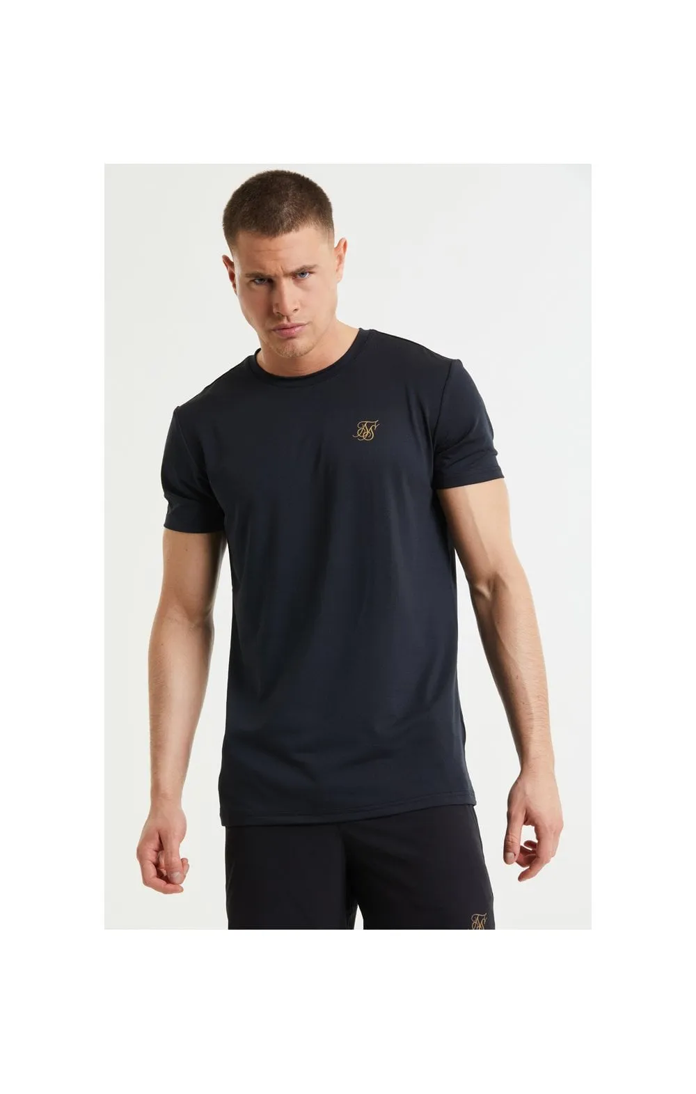 SikSilk Core Poly Tee - Black sold by Siksilk product image thumbnail 3