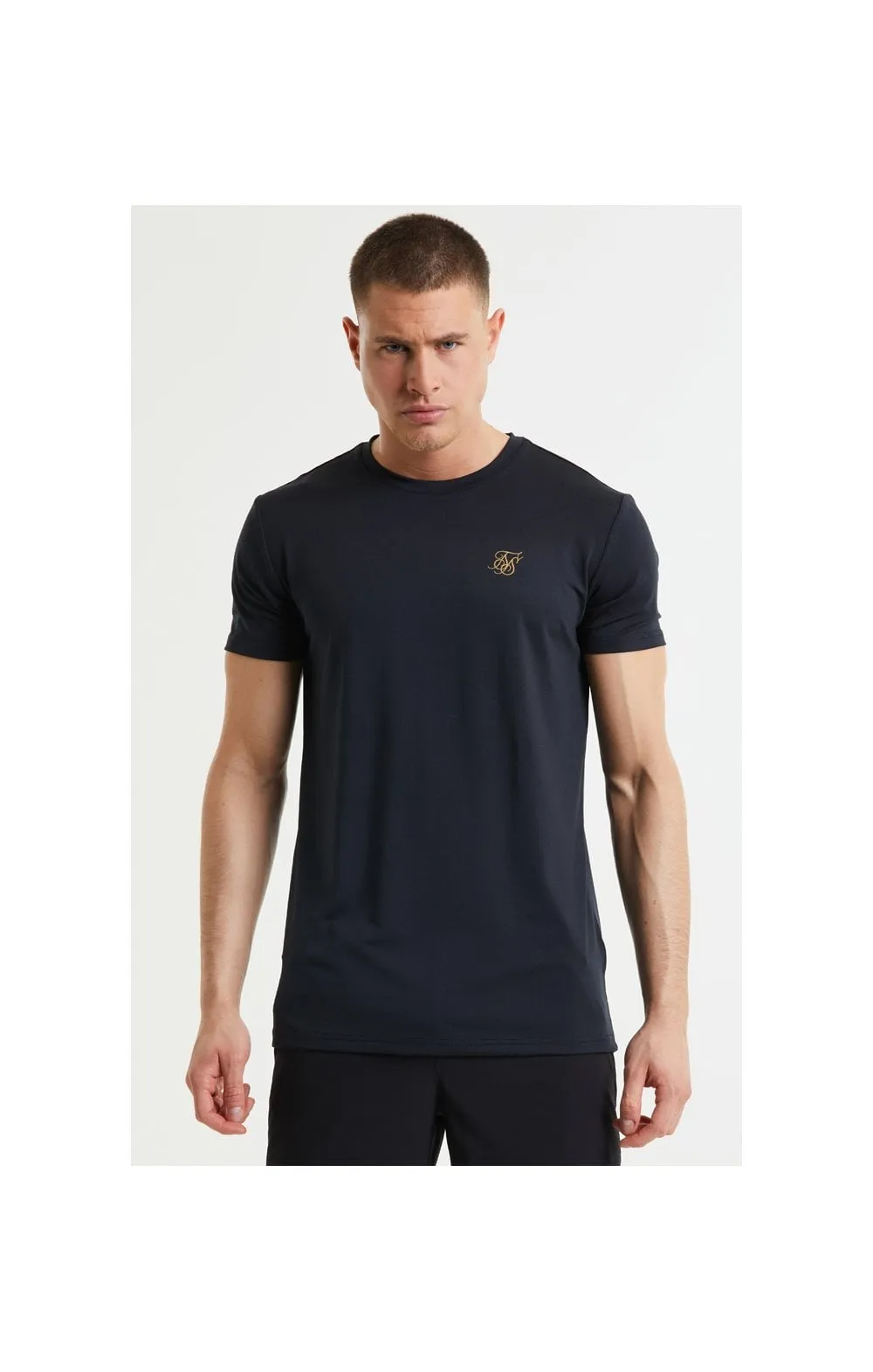SikSilk Core Poly Tee - Black sold by Siksilk