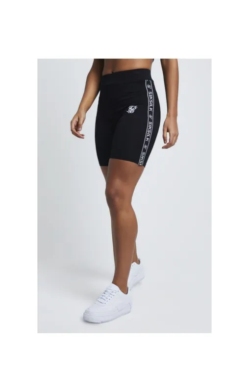 SikSilk Tape Cycle Shorts - Black sold by Siksilk