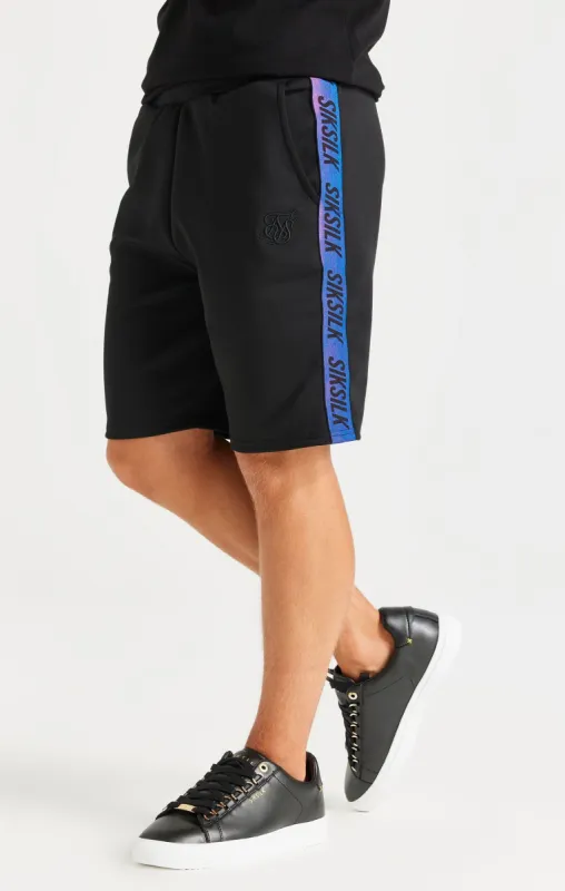 SikSilk Iridescent Shorts - Black sold by Siksilk