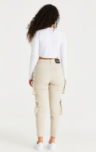 Beige Cargo Pant sold by Siksilk