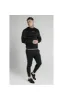 SikSilk Element Crew Sweat - Black & Gold sold by Siksilk