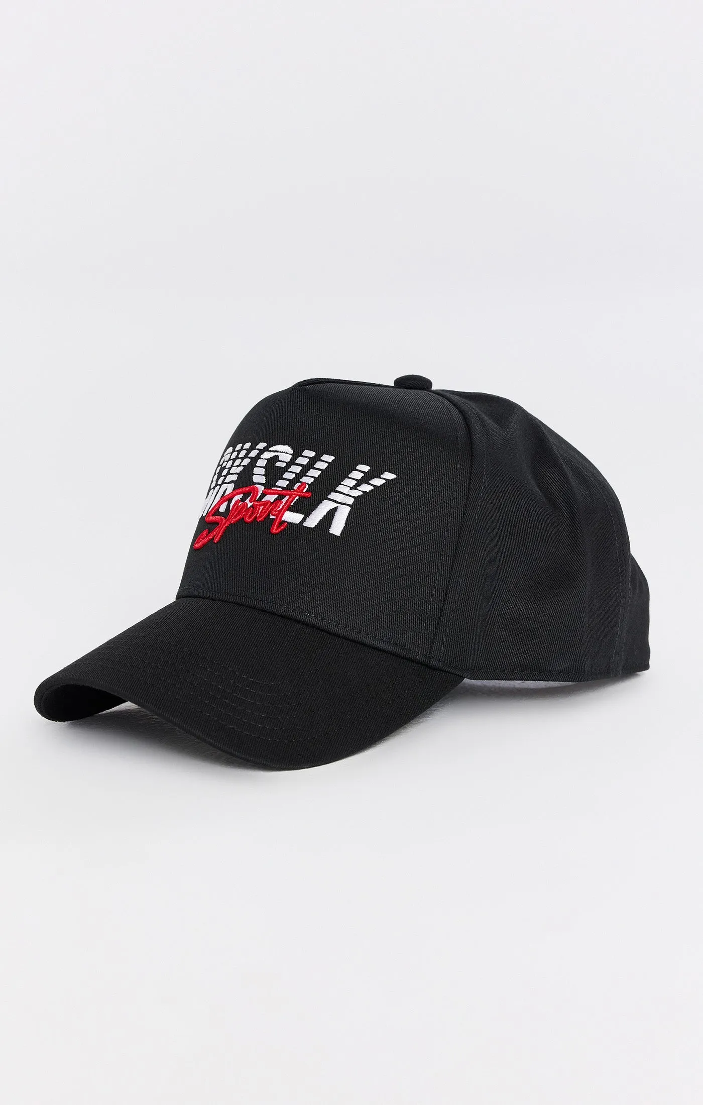 Black Sports Trucker Cap sold by Siksilk