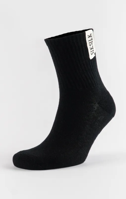 Black Pack Of 5 Socks sold by Siksilk