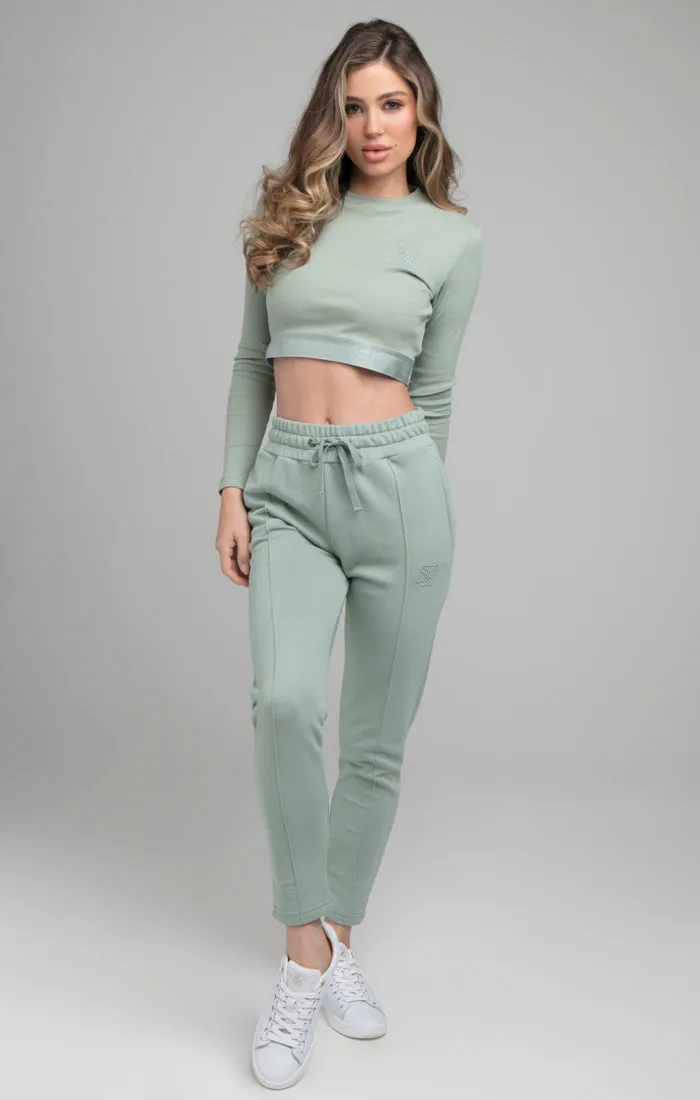 SikSilk High Waist Joggers - Sage sold by Siksilk product image thumbnail 2