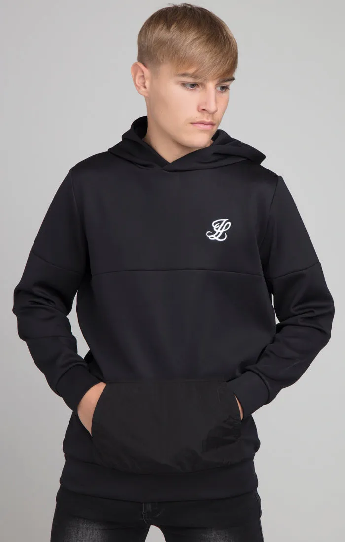 Boys Illusive Black Overhead Hoodie sold by Siksilk