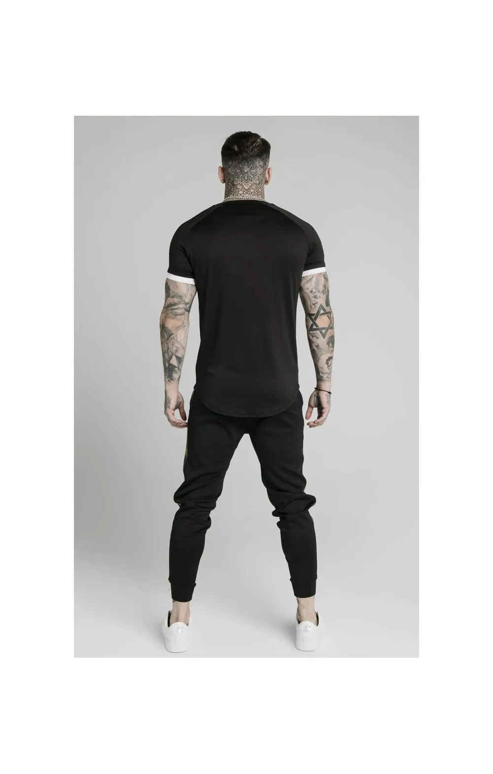 SikSilk S/S Fade Runner Tech Tee - Black sold by Siksilk product image thumbnail 5