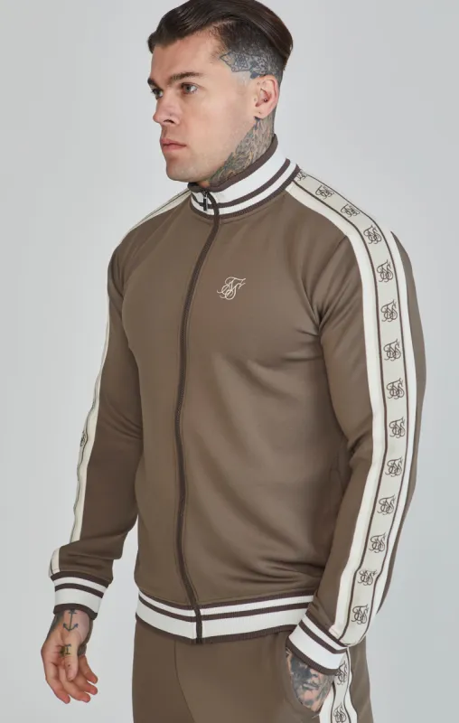 Brown Track Top sold by Siksilk