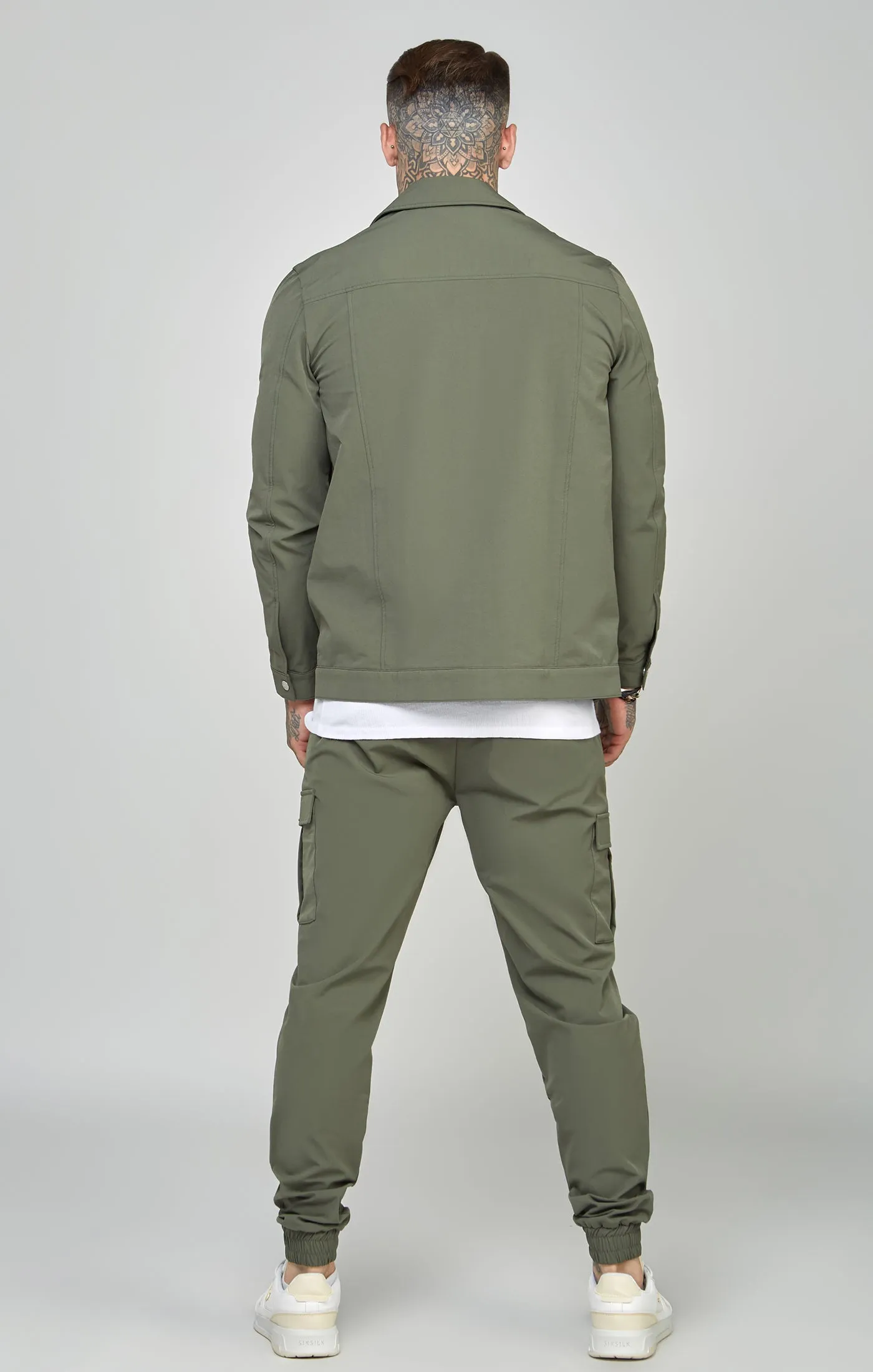 Khaki Utility Cargo Jogger sold by Siksilk product image thumbnail 5