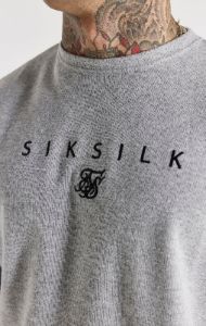Grey Marl Rib Sweatshirt sold by Siksilk