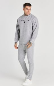 Grey Marl Rib Sweatshirt sold by Siksilk