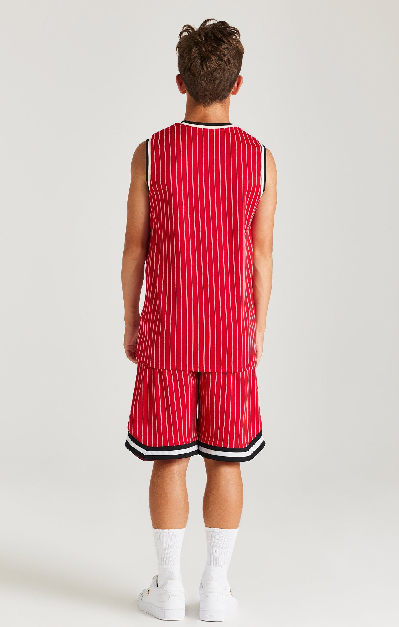 SikSilk Retro Classic Basketball Shorts - Red sold by Siksilk product image thumbnail 5