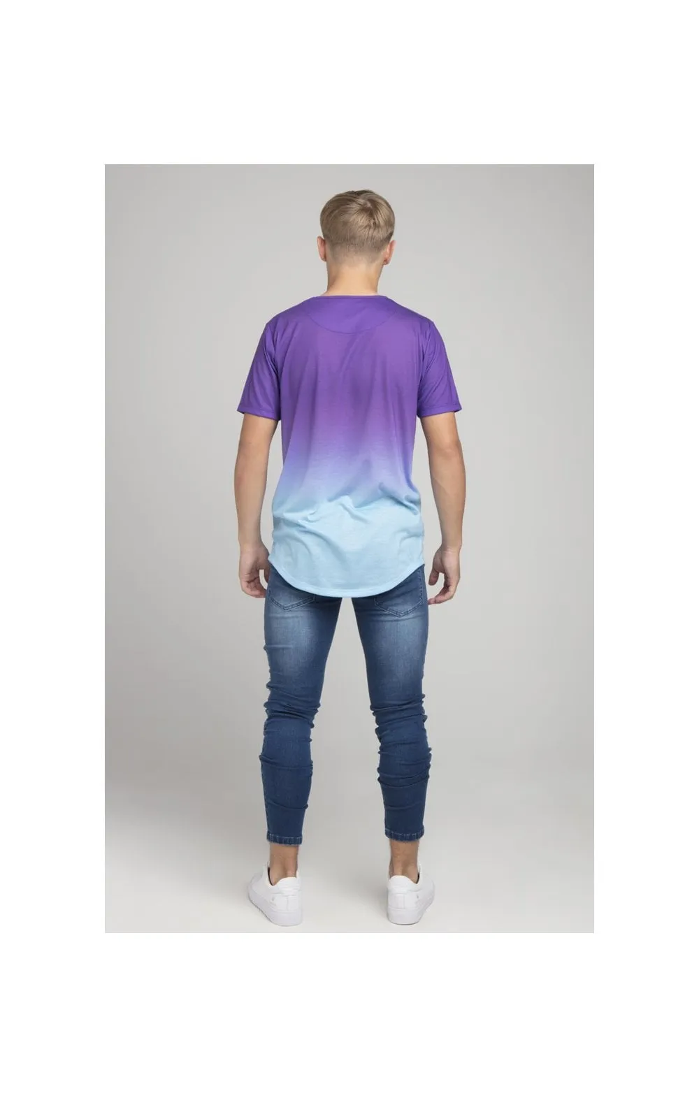 Boys Illusive Purple Fade T-Shirt sold by Siksilk product image thumbnail 4