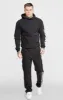 Black Contrast Pocket Oversized Hoodie sold by Siksilk