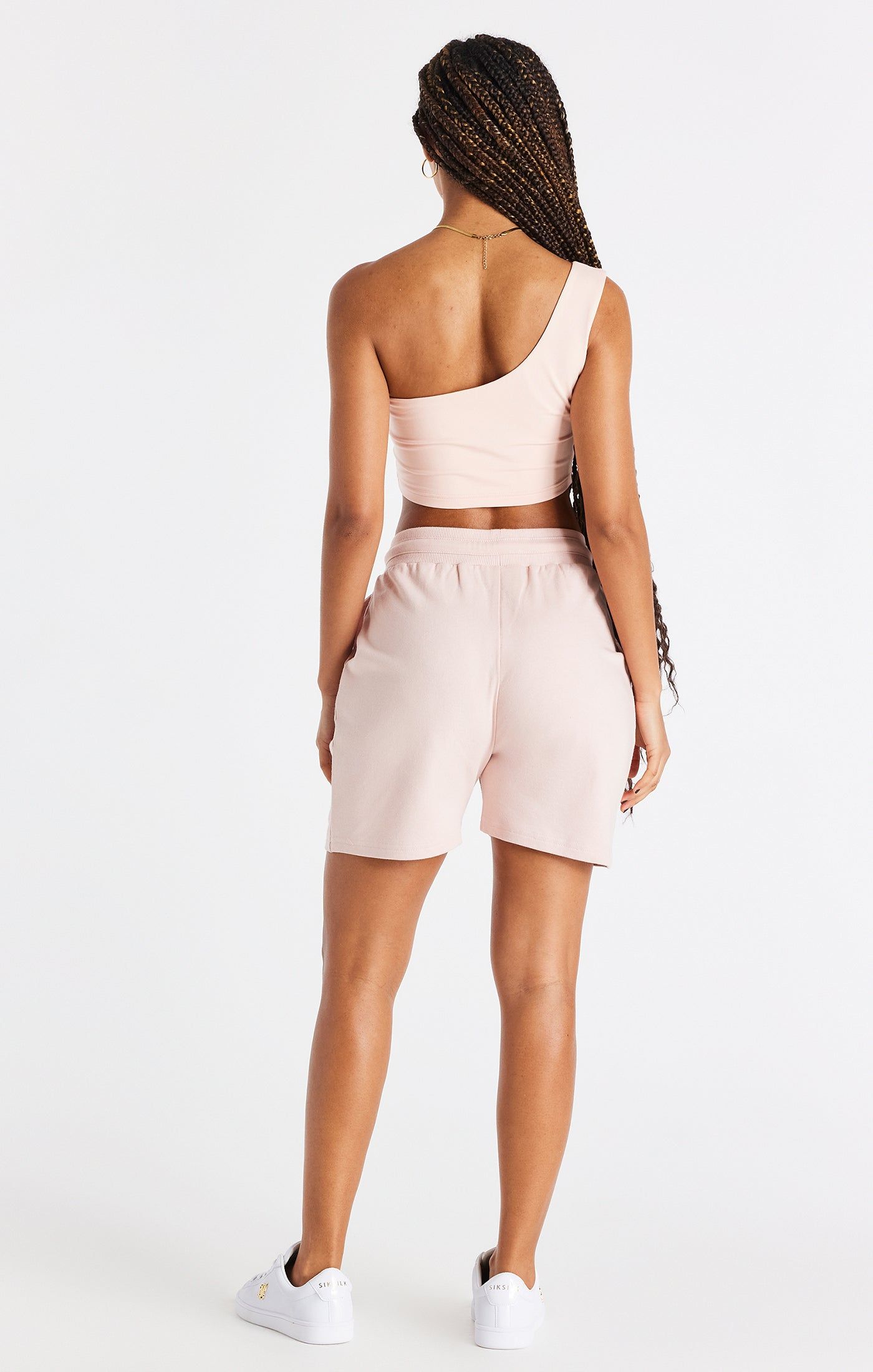 Pink One Shoulder Crop Top sold by Siksilk product image thumbnail 5